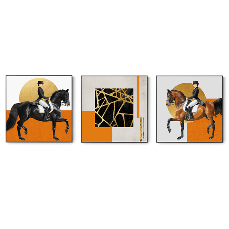 Knight Horse Poster Modern Canvas Painting Saudi Arabia Home Decorative Abstract Prints Posters Wall Art