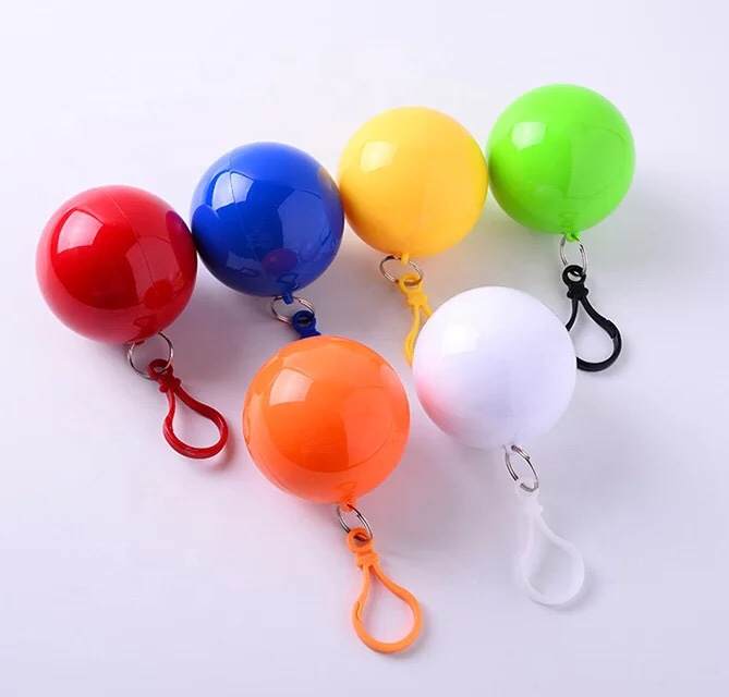 Promotional Ball poncho ball raincoat with fast shipment and good quality