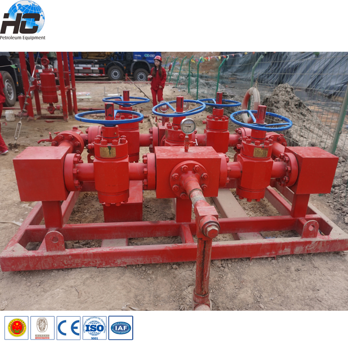 Kill manifold manufacturer skid mounted wellhead equipments choke & kill manifolds/test standpipe manifold