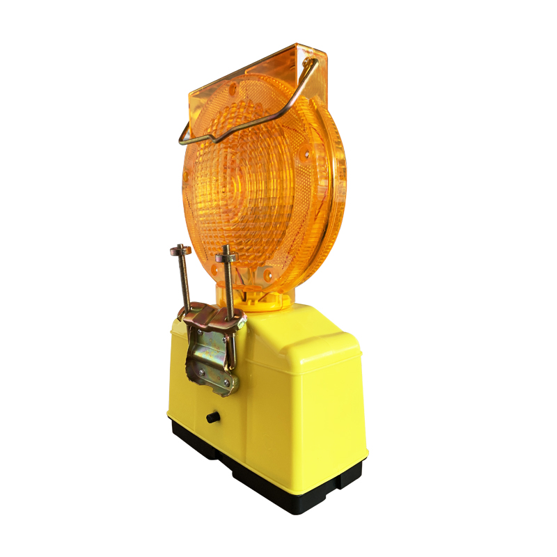 Multifunctional emergency light solar panel charging barricade warning light