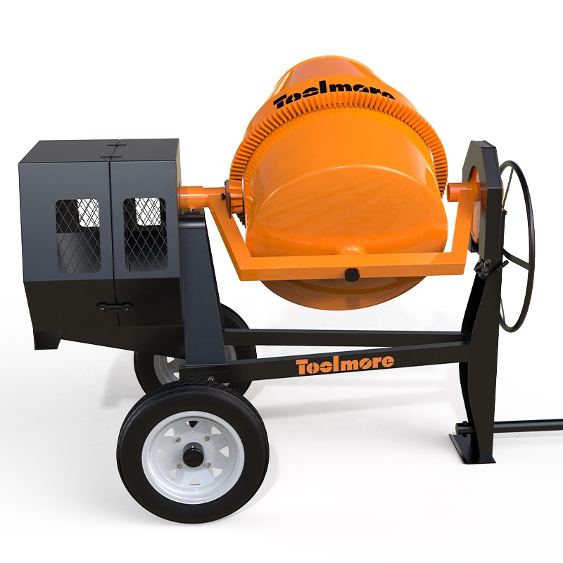 Toolmore 500l Бетономешалка цементный Электродвигатель с 2 колесами
