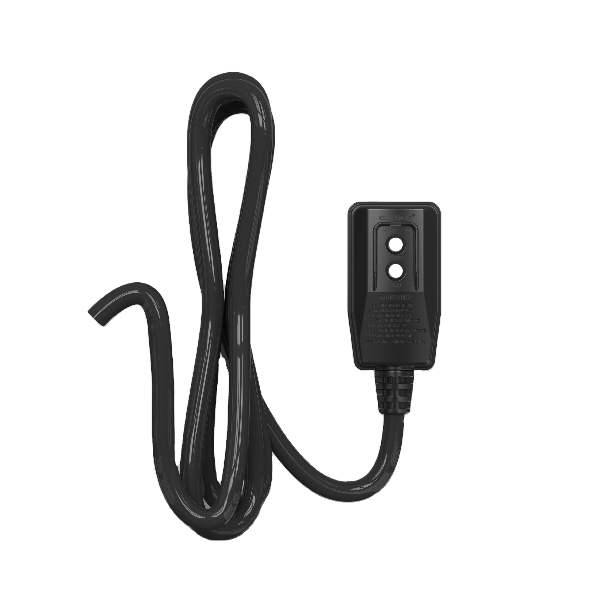 15а 120V автоматический сброс 2 штифта шнур питания UL listed на открытом воздухе Heavy Duty УЗО разъем удлинителя