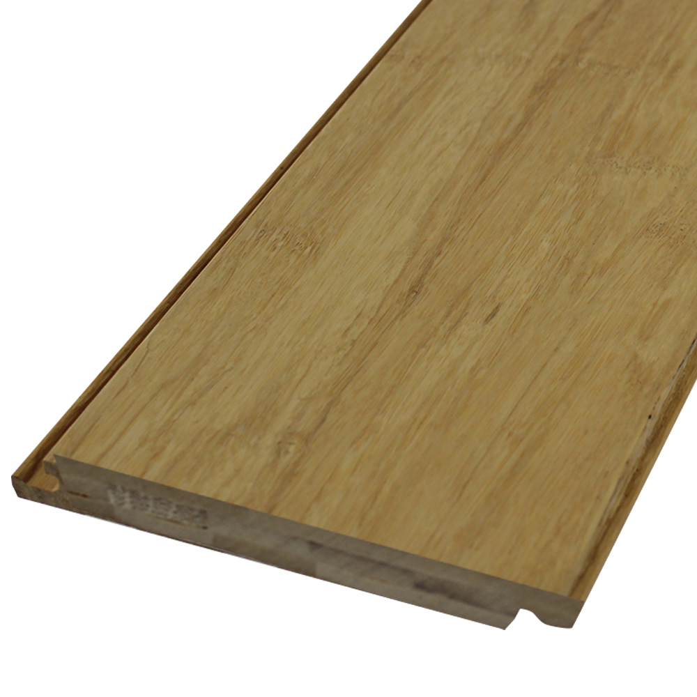 Customization Horizontal Bamboo Flooring In Natural Colour With UNICLICK System interior Bamboo Flooring