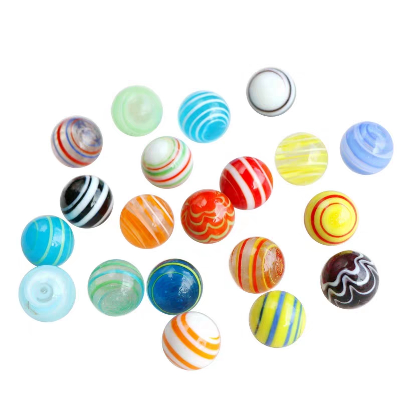 Yellow green blue white black red 16mm solid colored marbles glass ball toy