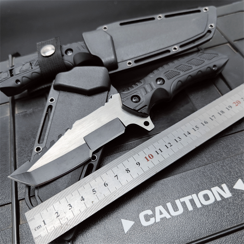 Outdoor Survival Straight Knife Fixed Blade Tactical Camping Straight Knife