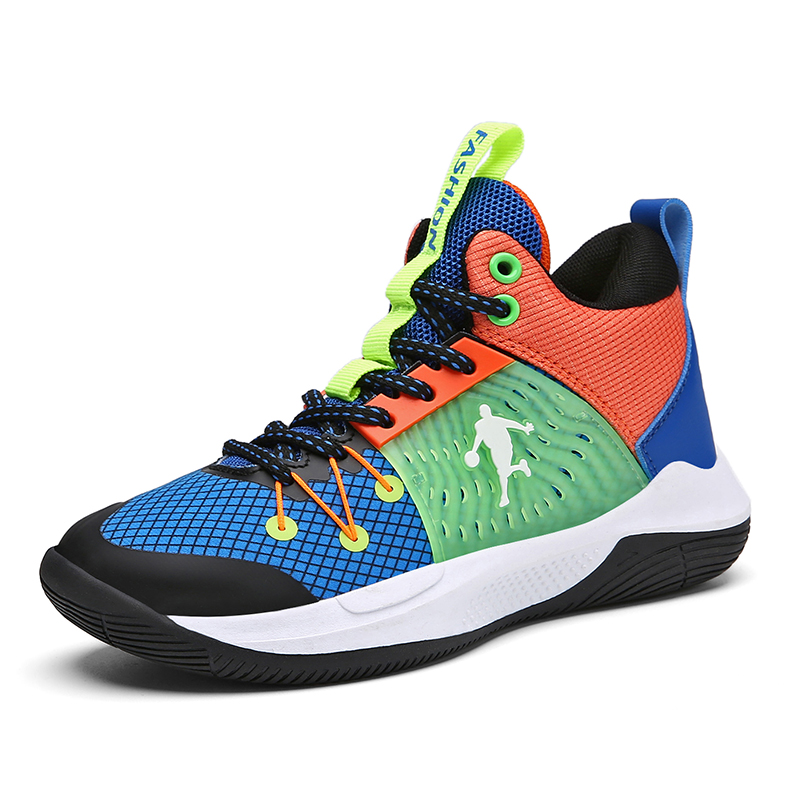 children's flat basket sports shoes 2021 teenager designer youth boy basketball shoes children black school shoes sneakers