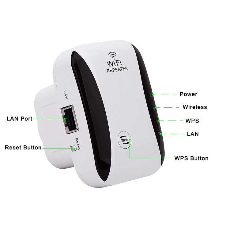 WiFi расширитель диапазона 300 Мбит/с беспроводной WiFi ретранслятор 802.11n усилитель сигнала