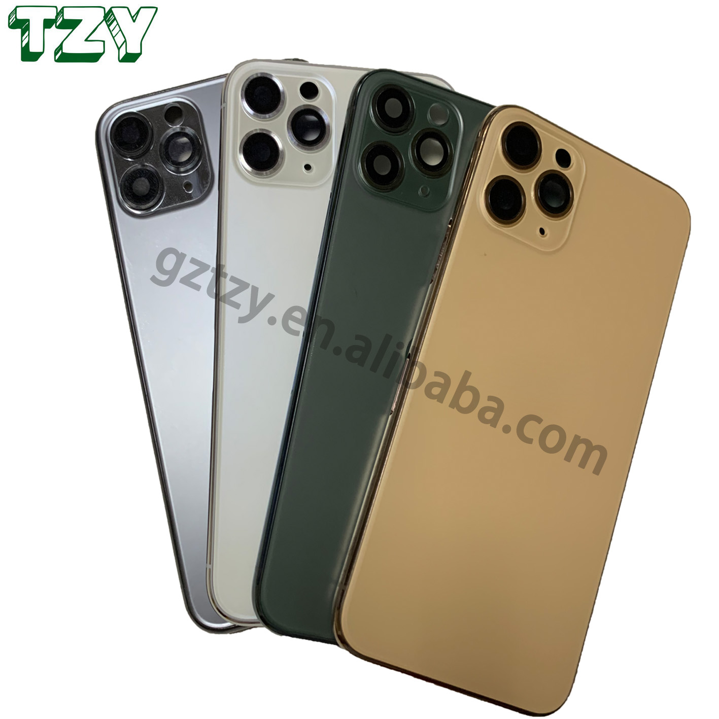 Задняя крышка батарейного отсека для мобильного телефона iphone 11 Pro XI body, полная средняя рамка в сборе, пользовательская деталь с логотипом