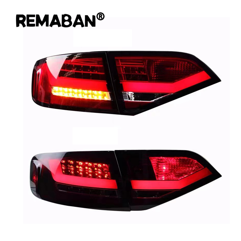 REMABAN LED Taillight Assembly For AUDI A4L B8 2009-2012 Year Rear Lamp Back Light Tail lights Including driving Brake Reverse