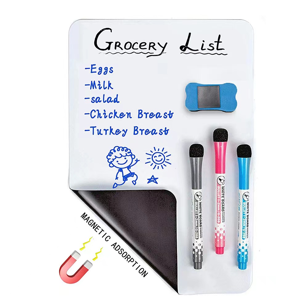 Dry erasable magnetic whiteboard Note Board with Mark Pen
