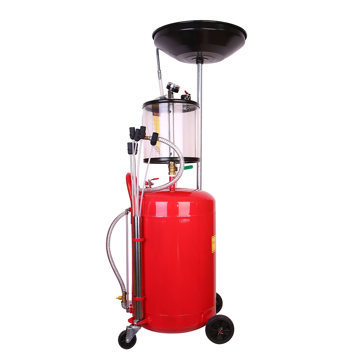 70Ltr Tank Mobile Car Oil Change Machines Pneumatic Telescopic Engine Waste Oil Drainer