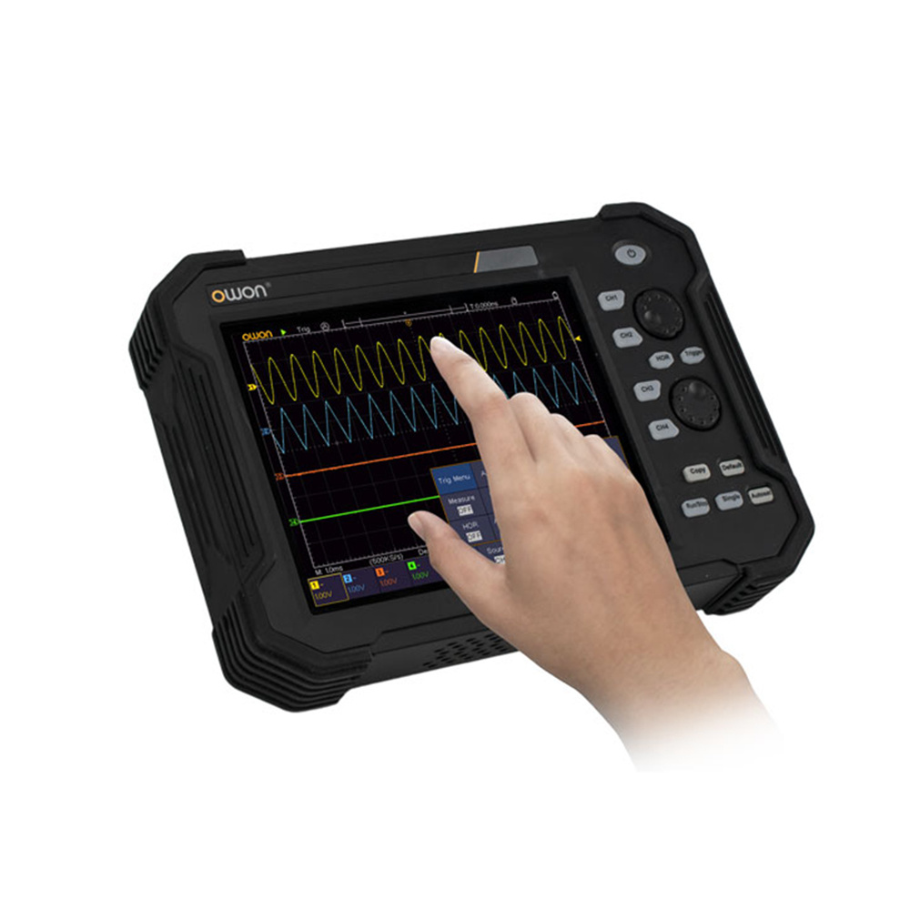 Owon Portable Tablet Digital Oscilloscope TAO3074/3104 8"inch LCD 800x600 8 Bits 4CH 100MHz Bandwidth 1GS/s Tablet Oscilloscope