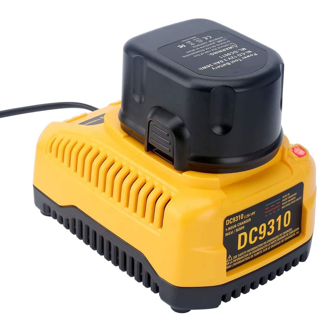 Зарядное устройство для аккумуляторов DEWALT XRP, 18 в, DC9310, 7,2-18 в, NiCad NiMh, DC9096, DC9098, DC9099, DC9091, DC9071, DE9057, DW9