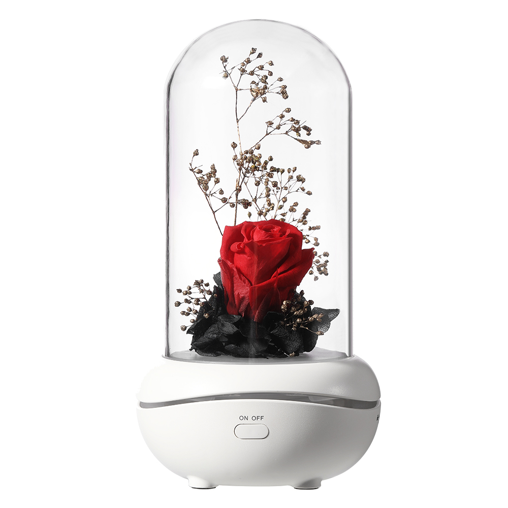Rose aroma fan diffuser portable lamp usb charging diffuser