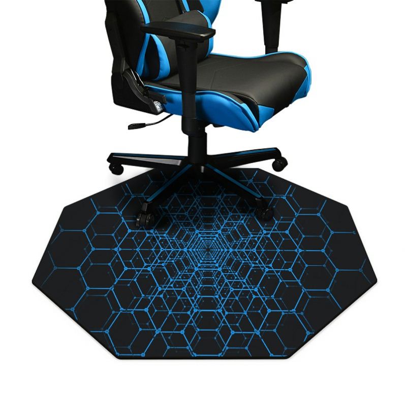 Лучшая цена восьмиугольник E-sport игровой офисный коврик для стула