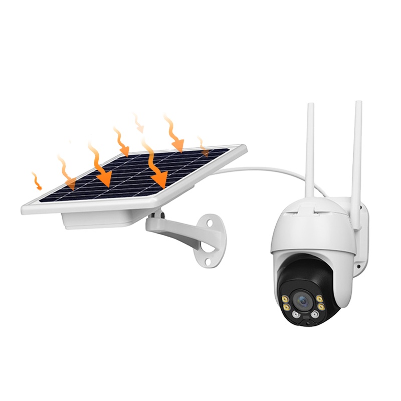 2021 Высококачественная наружная IP-камера FHD 1080P с Wi-Fi или 4G PTZ, Солнечная камера с детектором микроволн и низким энергопотреблением