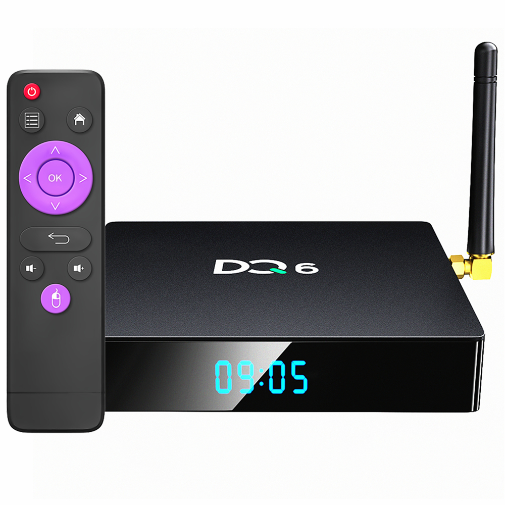 2020 DQ6 Потоковое вещание tvbox изготовленный на заказ 2 ГБ 4 ГБ оперативной памяти, 16 ГБ оперативной памяти, 32 Гб встроенной памяти, 64 ГБ rom умный iptv 4k HD h96 max x96 mini tx6s Декодер каналов кабельного телевидения android 10 tv box
