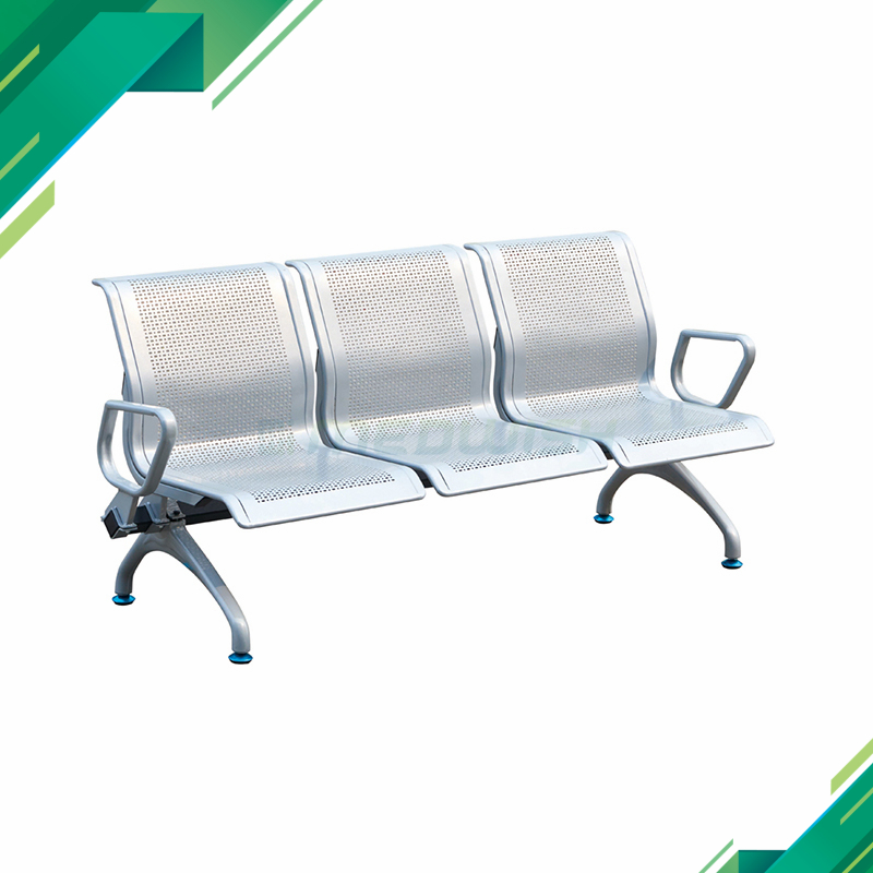 AG-TWC004 стальная пластина холодной прокатки больница 3-seater кресло для приемной
