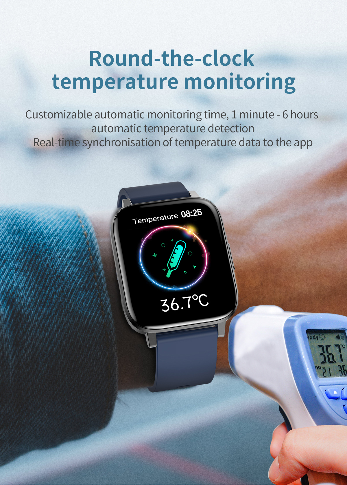 FIYPO FY16 2021 Newest Custom Smart Watch 1.69 Inch Full Screen Displays Waterproof Ip67 Smartwatch with Calling Fearture