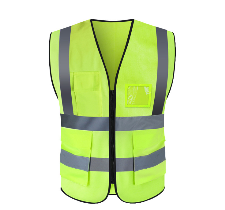 Высокоотражающий защитный жилет Hi Vis для мужчин, индивидуальный жилет для безопасности при дорожном движении, рабочая одежда