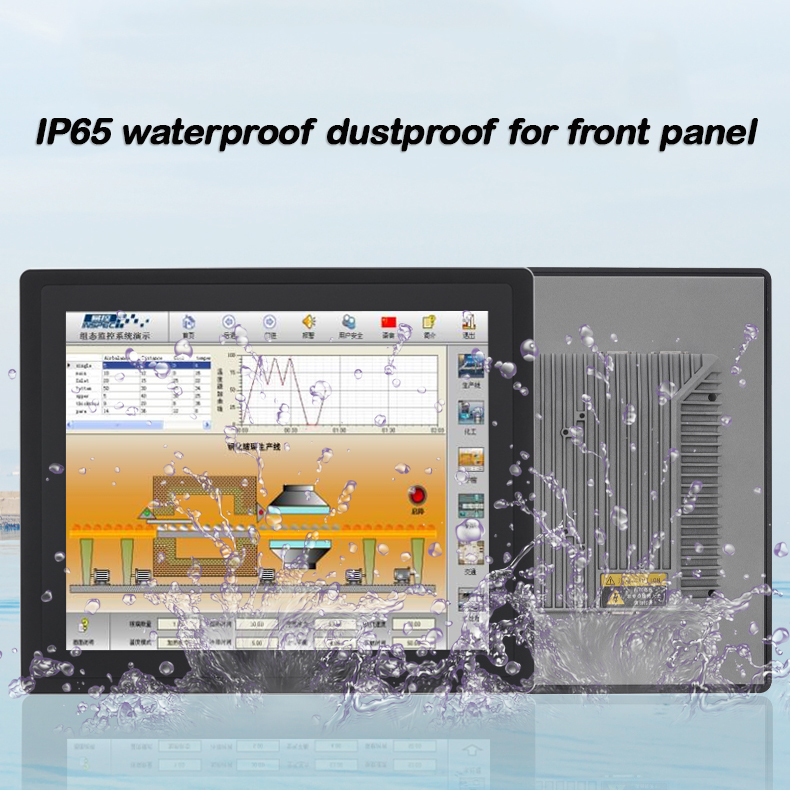 wall mount industrial 12.1 inch raspberry pi capacitive touch screen monitor full flat embedded industrial display monitor