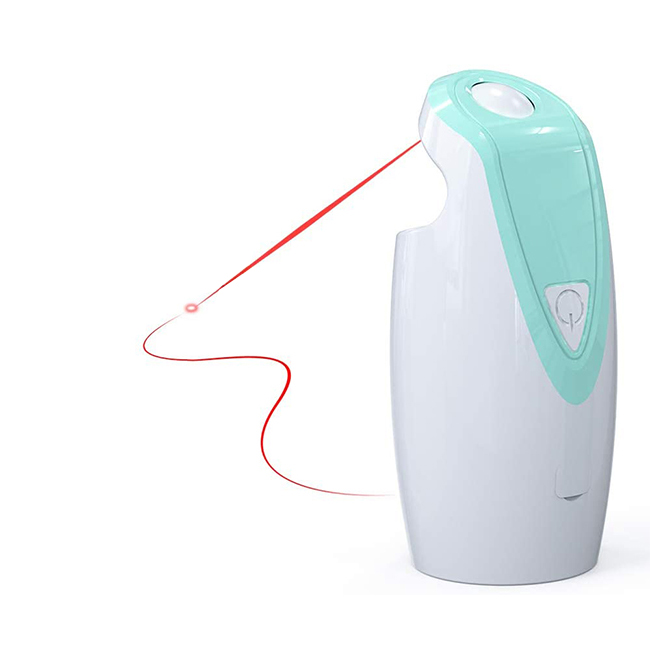 Factory Direct Sale Electronic Pet Products Automatic Cat Laser Toys Toy Feather Funny Interactive Smart