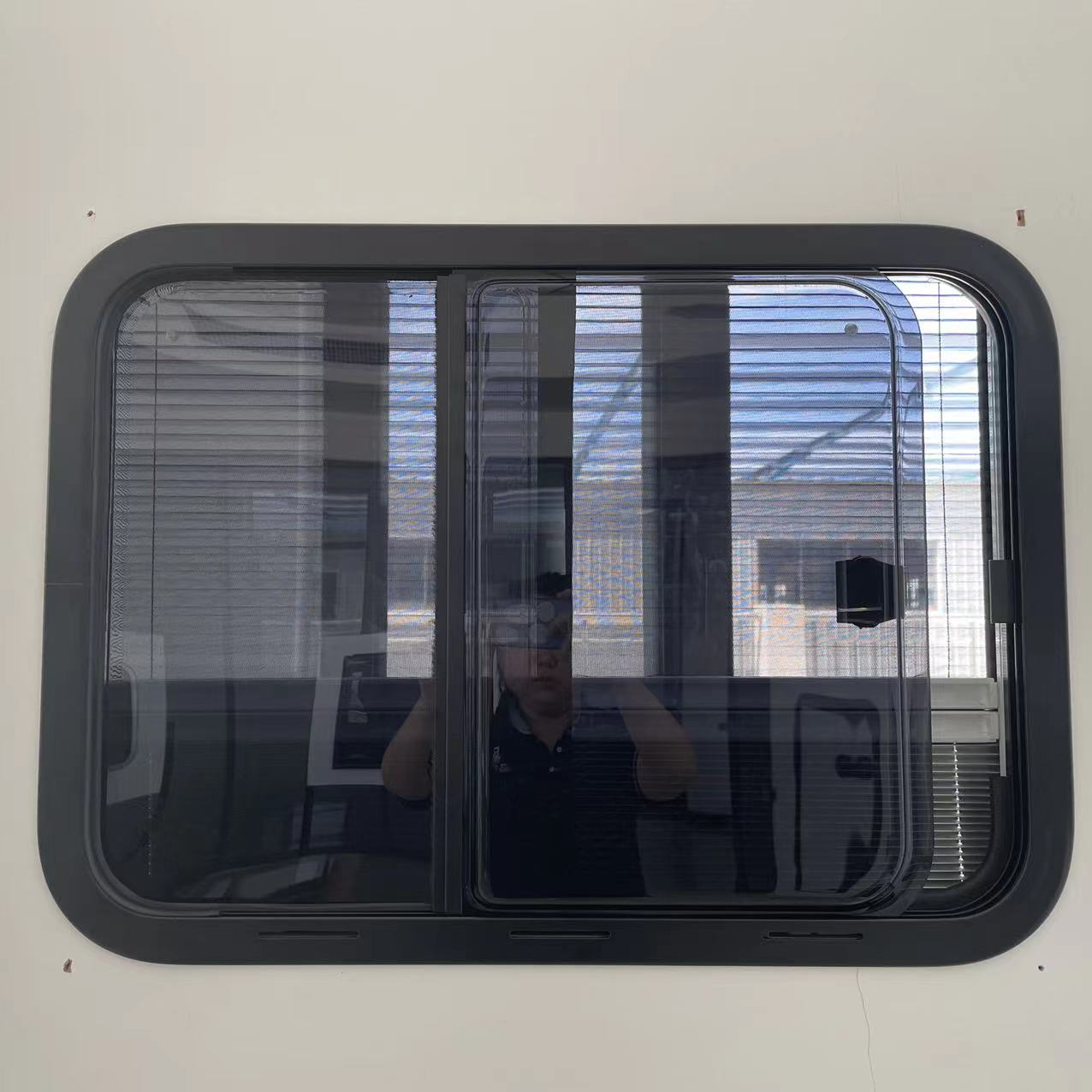 RV боковые окна акриловое стекло окна со слепыми 900X350mm 900x450 мм 1100x350 мм RV Запчасти и аксессуары