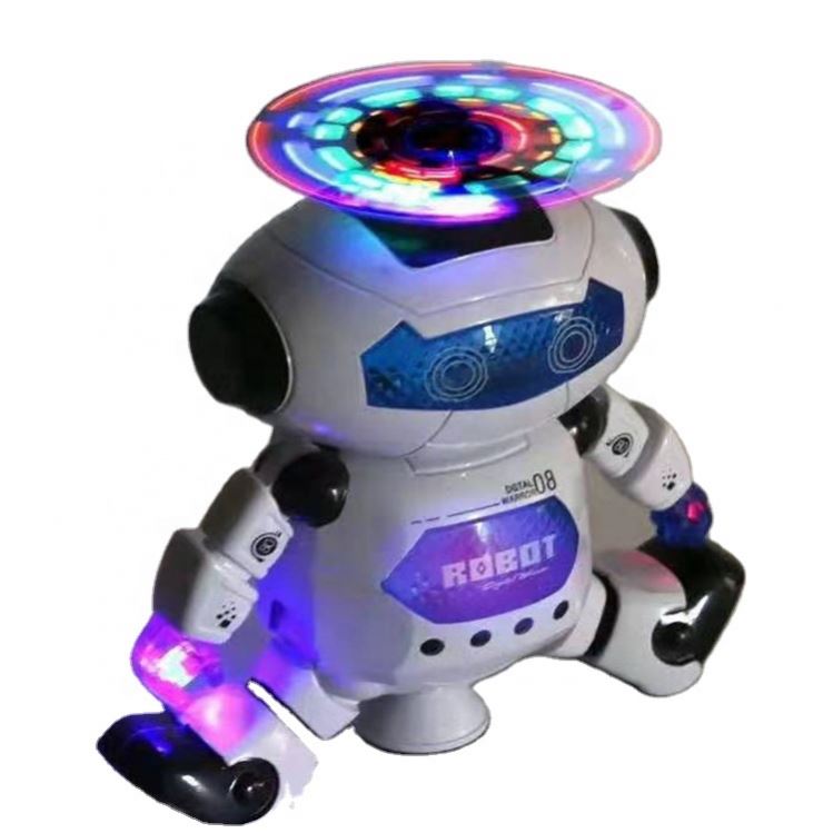 2021XBL Sue Dancing robot with light and music, cute lovely robot christmas festival gift toys popular for kids 360 degree
