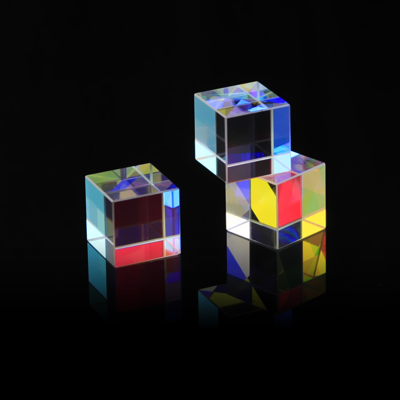 Сделанная на заказ оптическая кварцевая стеклянная призма X-cube 15 мм высокого качества