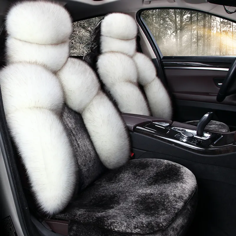 wool fleece car seat cover for winter universal fit