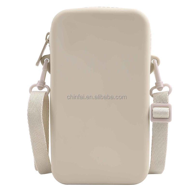 Chinfai New Girls Kids Small Crossbody Bags Lady Cell Phone Bag Fashion Silicone wallet For Women Purse Mobile Phone Sling Bags