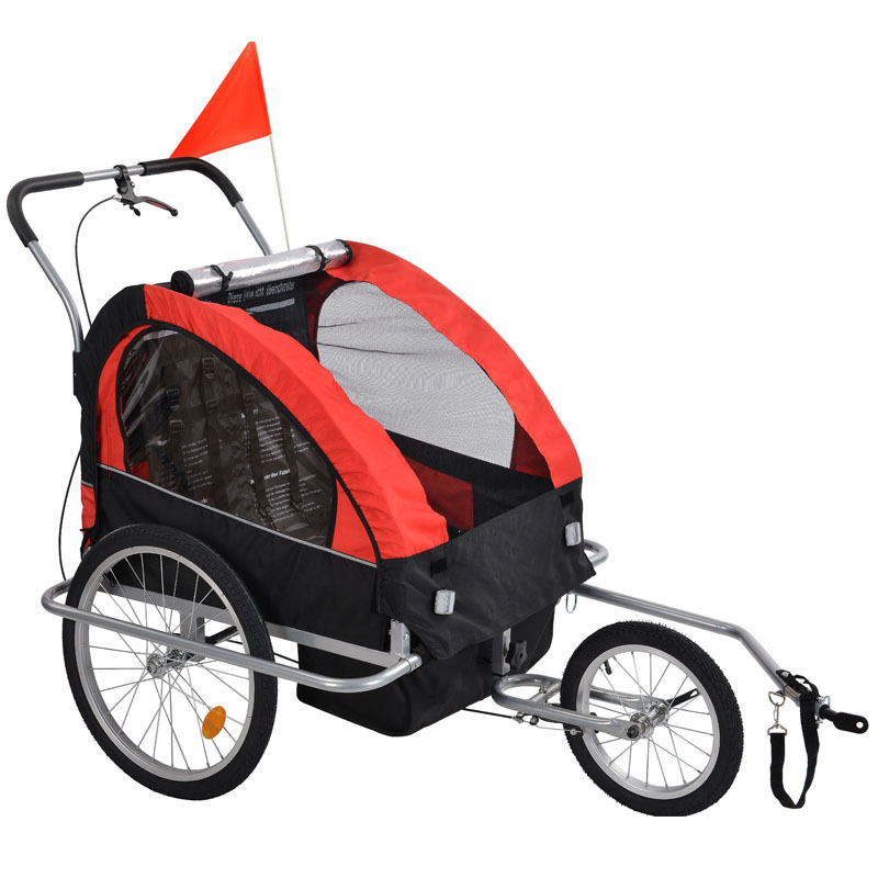 Foldable Dog Pet Bicycle Cycle Bike Cargo Trailer for Camping Pet Dog Luggage Carry Transport