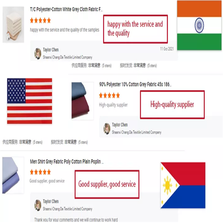 Cotton twill polyester blended fabric disperse twill fabric clothing textileplain fabrics clothing