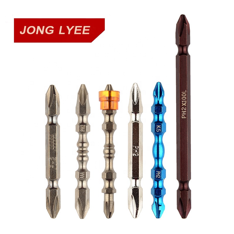 JOOGLYEE PH2 Single/Double End магнитная головка с катушками отвертка бита Шестигранная бита набор отверток