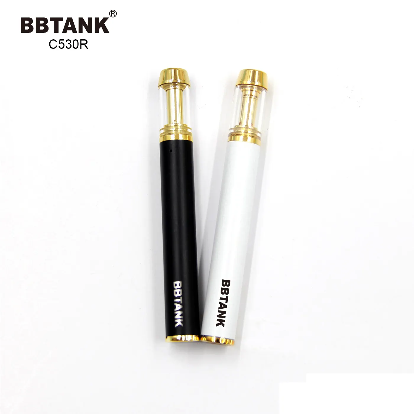 Canada best selling ceramic tank cbd vape pen cheap one gram gold rechargeable e cigarette packaging 530mah battery BBTANK C530R