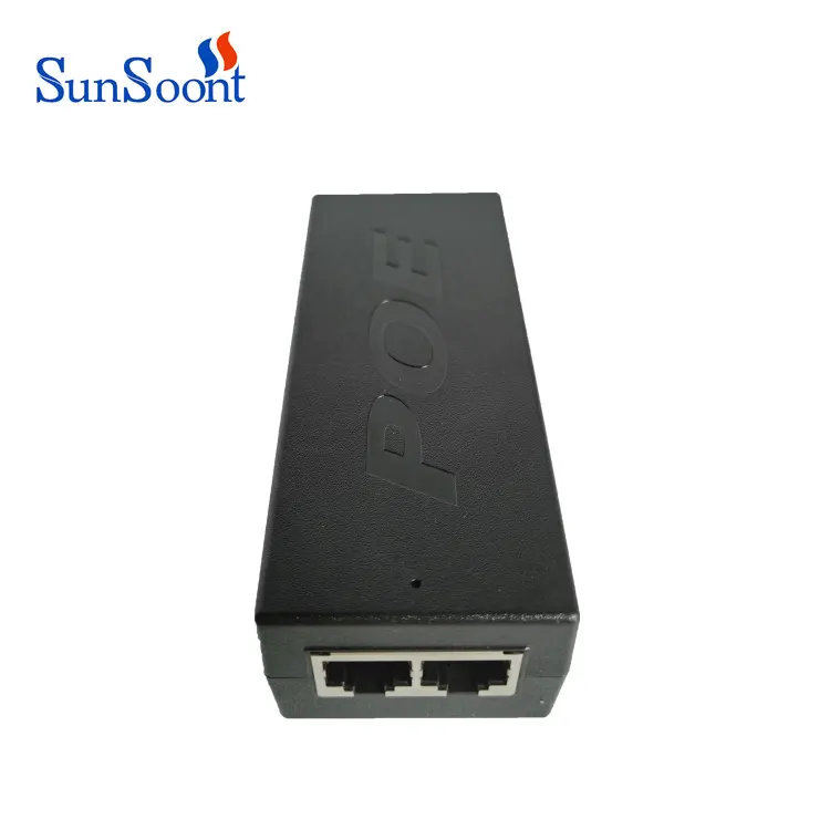 Factory price 30W PoE Injector Internal AC/DC Converter 10/100/1000M IEEE802.3at Gigabit POE Injector 48V