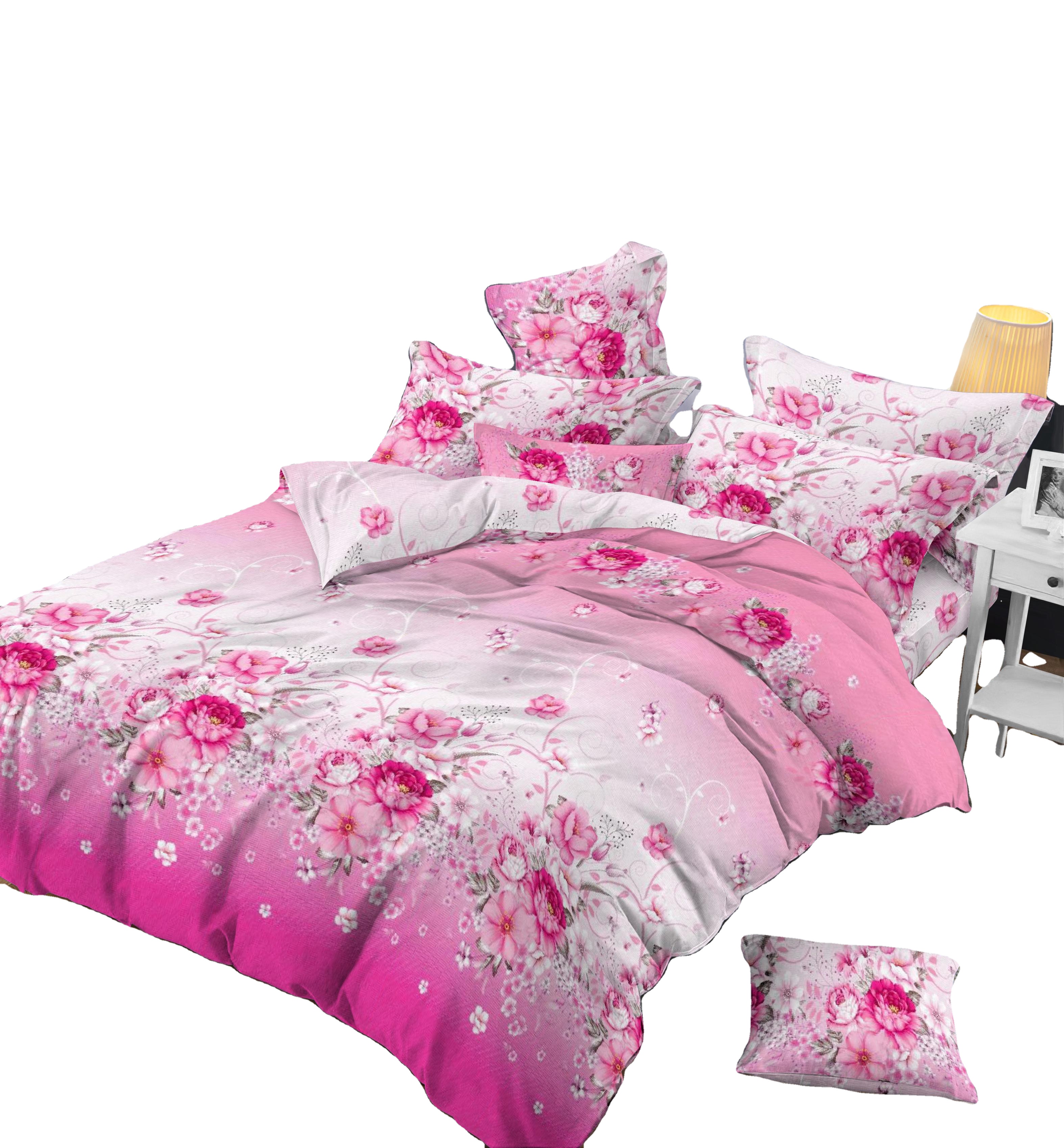 100% polyester brushed woven twill printed disperse fabrics for home textile