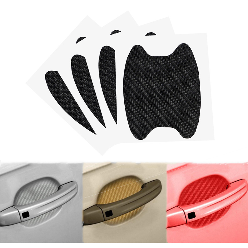 Hot selling Custom Car Protection Carbon Fiber Logo Decal Door Handle Sticker Amazing Anti Scratch Car Stickers