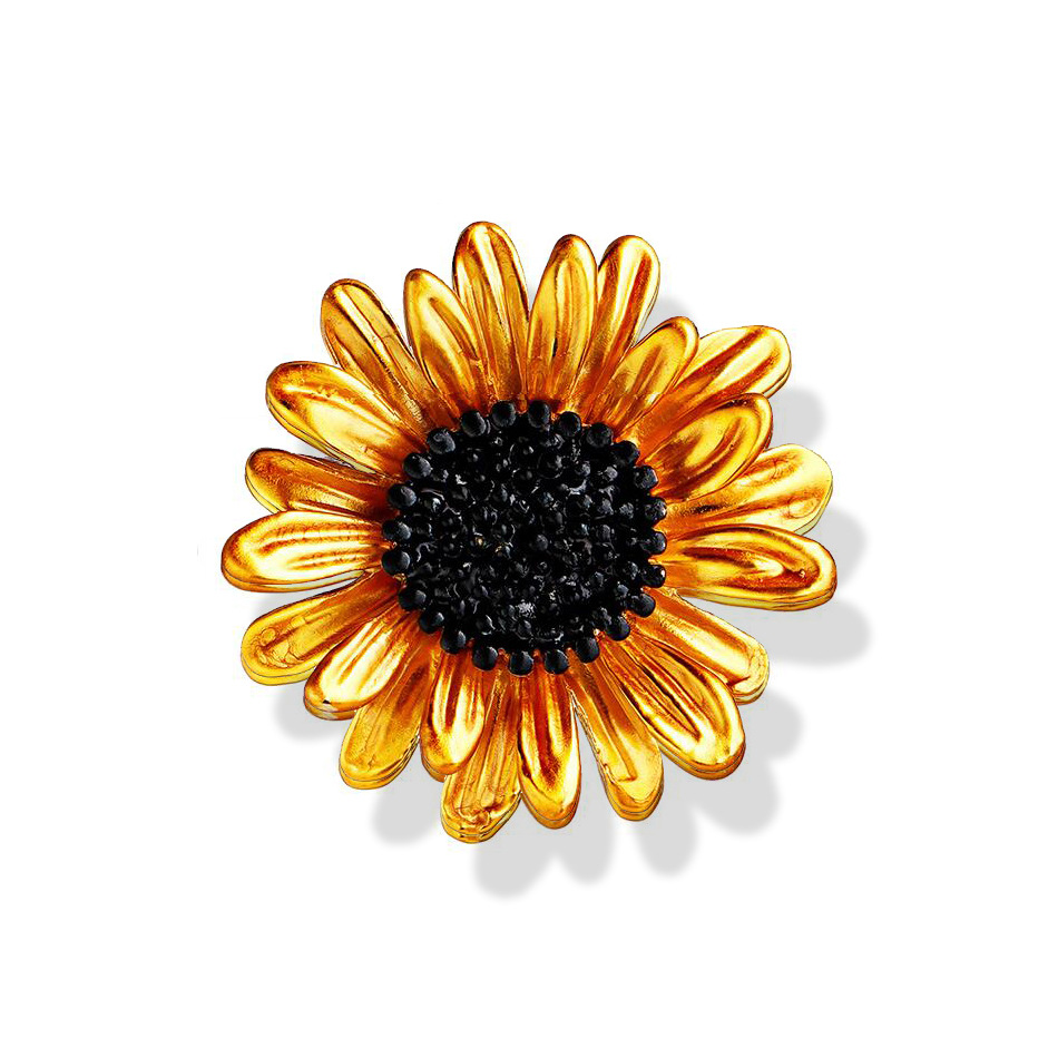 Wholesale Simplicity Vintage Flower Brooch Daisy Brooch As Women Brooches Jewelry