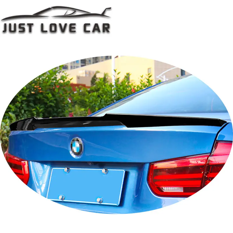 JUSTLOVECAR M4 STYLE SPOILER FOR BMW 3 SERIES F30 ABS CAR REAR TRUNK LID SPOILER WING LIP 2013 2014 2015 2016 2017 2018