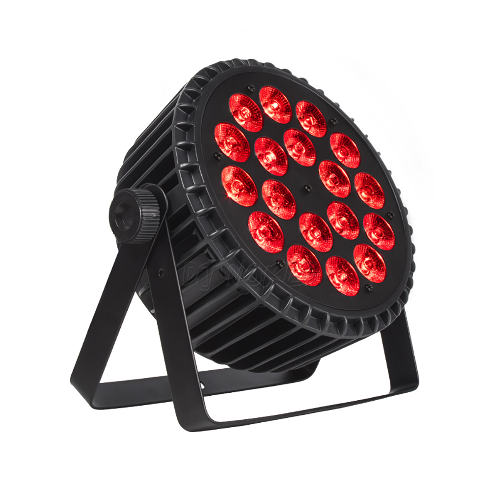 Aluminum Alloy 18x18W RGBW 4 in 1 LED Par Light Professional DJ Projector Stage Lighting