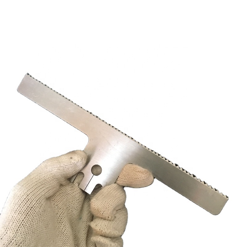 Hss Food Packaging Bag Serrated Cutting Knife Tooth Shape Blade in packaging industry