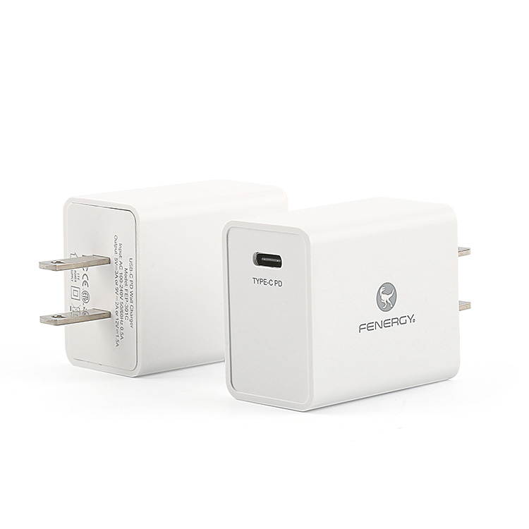 Fenergy PD Charger 18W Wall Charger Single USB C Wall Charger 18W with ETL Certification