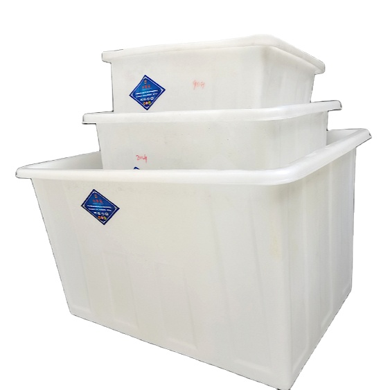 Устойчивый к ультрафиолетовому излучению LLDPE 500l 1000l 2000l 5000l большой квадратный прямоугольный резервуар для жидкости пластиковый резервуар для воды с прицепом на выбор