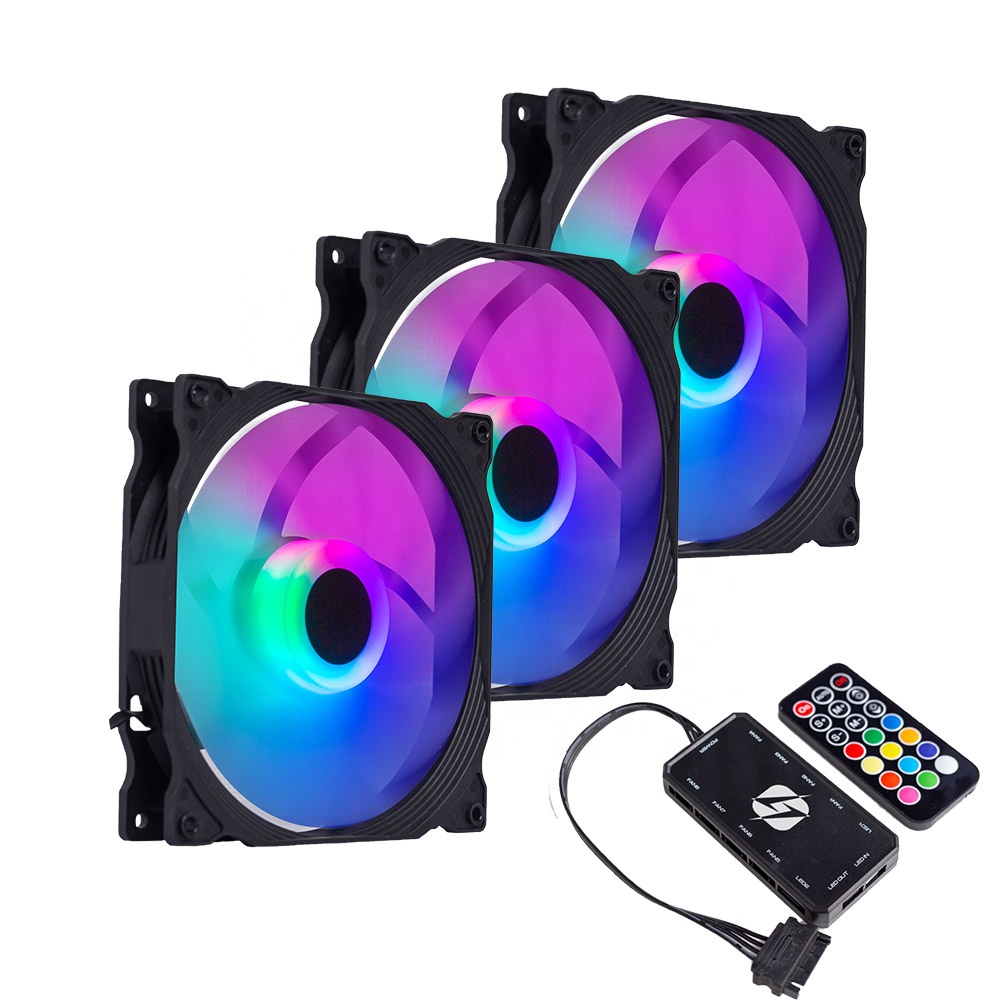 Новый RGB Вентилятор охлаждения 120 мм ARGB, вентилятор для корпуса ПК