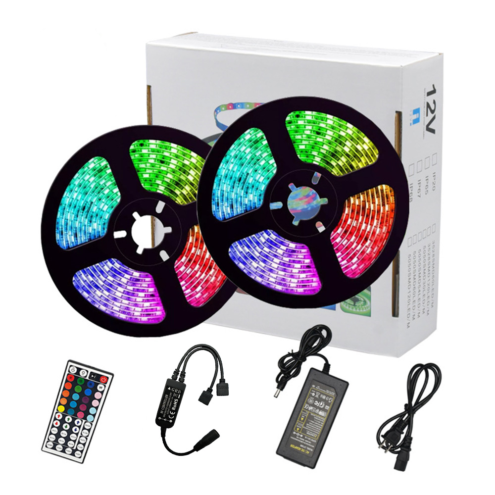 5 м 10 М 5050 смарт Wifi неоновый гибкий RGB RF пульт дистанционного управления IP65 водонепроницаемая светодиодная лента
