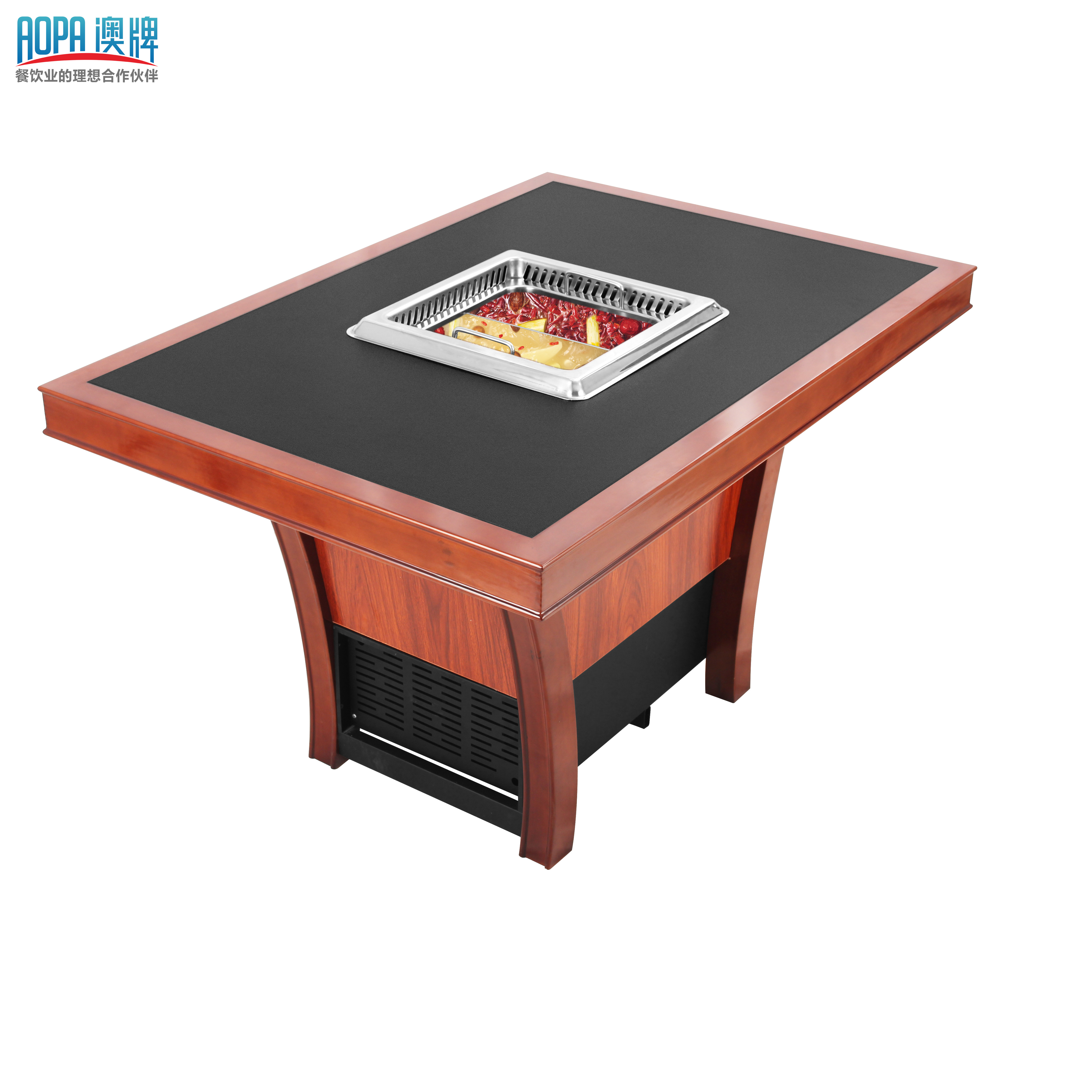 AOPA Commercial hot pot dining table restaurant