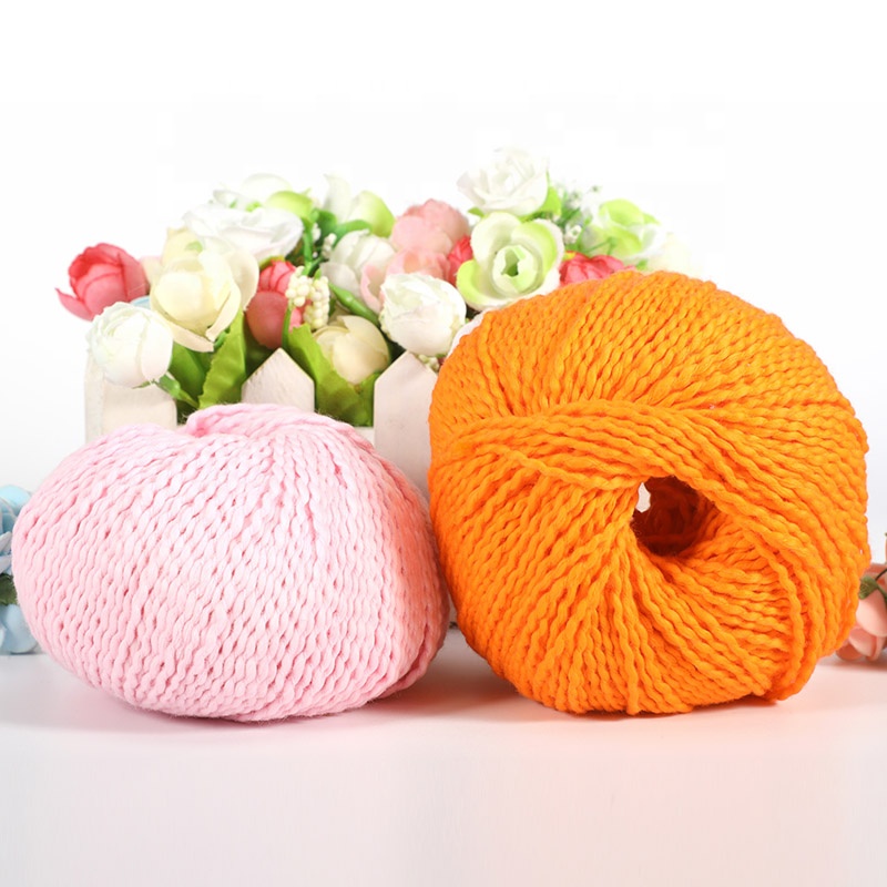 2021 Bojay New DIY Hand Knitting Yarn, 100% Cotton Fancy Wave Yarn, TT Corrugated Yarn