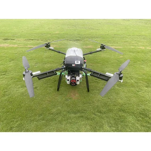 Hybrid petrol-electric UAV rack Hybrid Agricultural spray drone SF-X4-F7000-15  Industrial  Drone Aircraft