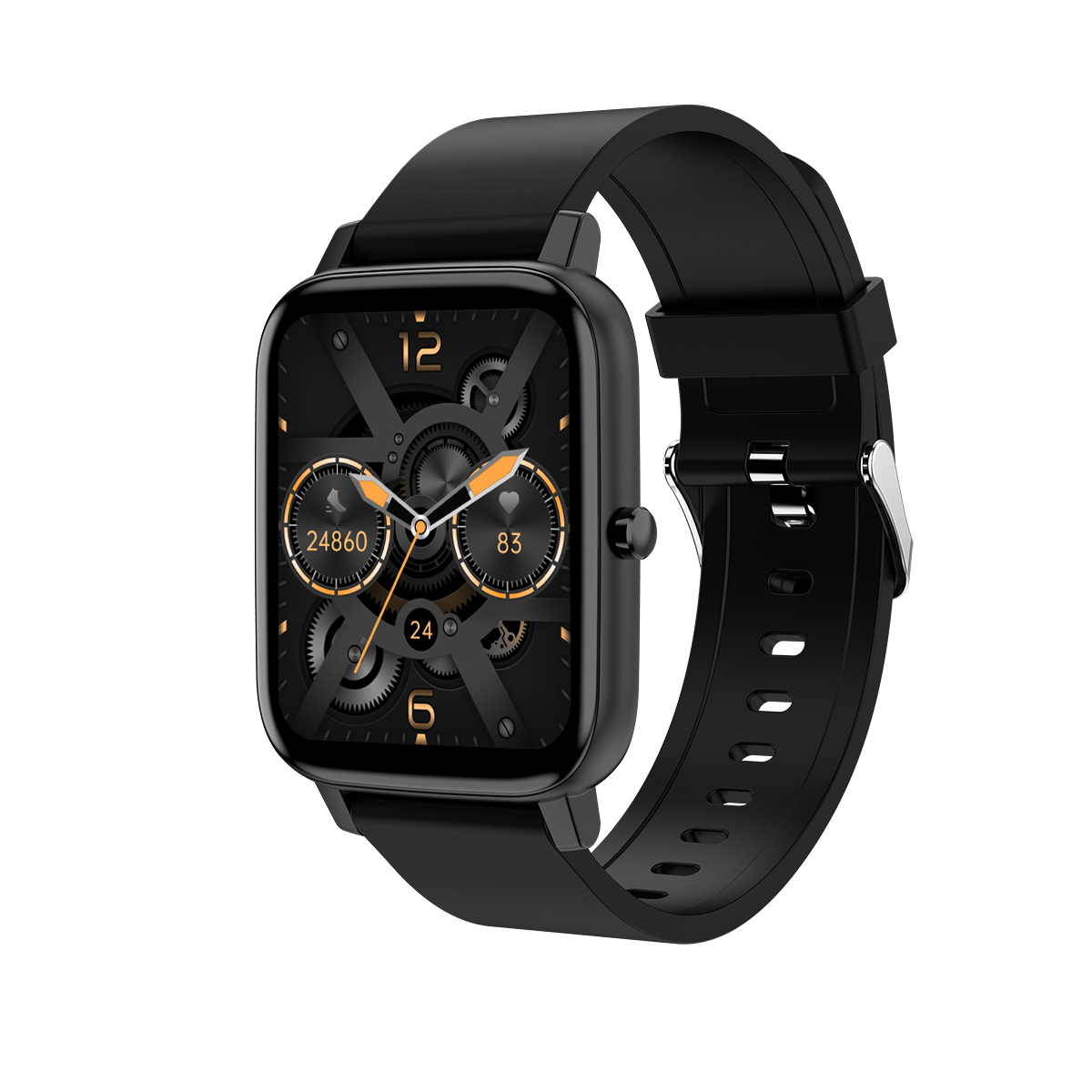 2021 Новый H80 smartwatch 1,69 полный сенсорный экран со встроенной вспышкой Смарт-часы с пульсом для ios android